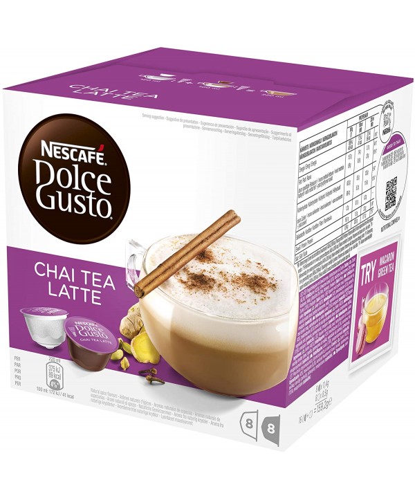 Nestlé Nescafe Dolce Gusto Coffee Pods - Decaffeinated Café Au Lait Flavor  - Choose Quantity (2 Pack (32 Capsules))